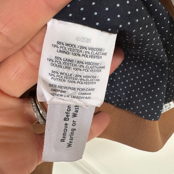 JCrew tan wool blend blazer. - Picture 6 of 9